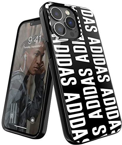 adidas Sports Designed For iPhone 13 Pro Case, Drop-Proof Cases, Shockproof Raised Edges, Original Protective Case, Logo White
