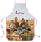 Wanapix| Kochschürze Personalisiert mit Foto und Text | Grillschürze | Küchen Schürze | Personalisieren Sie 100% der Oberfläche | Rand Rosa