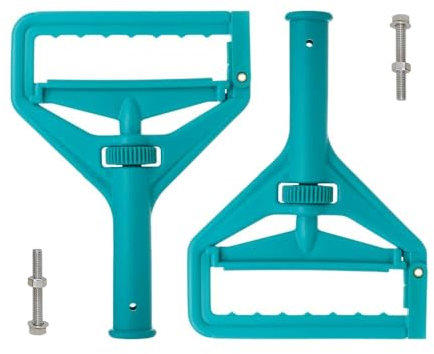 KLHB-YF Commercial Mop Clamps-Quick Change Head Mop Handle -Heavy Duty Mop Head Replacement Holder Change Mop Handle -Commercial Gripper Mop Wet Mop Handle(KL-MSZJ-lv)