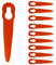 Luxuypon Lot de 20 lames en plastique pour débroussailleuse sans fil STIHL FSA 45