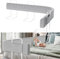 Ikodm Bettgitter rausfallschutz Bett 180cm Bettschutzgitter für Kinder Höhenverstellbar Bettkantenschutz Verformbar Sicherheitsgeländer, Kinderbettgitter Boxspringbett Kinderbett,Grau