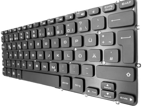 T-ProTek DEUTSCHE - Tastatur Keyboard Beleuchtung kompatibel für Dell XPS 13 (7390-K1F6M)