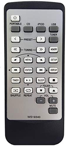 Arkaia - Telecomando di ricambio per Yamaha CRX-040, CRX-140, CRX-330, MCR-040
