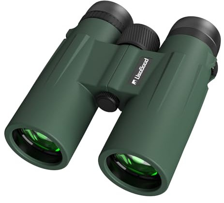 usogood High Power 12x50 Binoculars for Adults with BaK-4 Prisms & FMC Lens, Waterproof Green Binoculars for Bird Watching Stargazing Hunting Hiking and Traveling