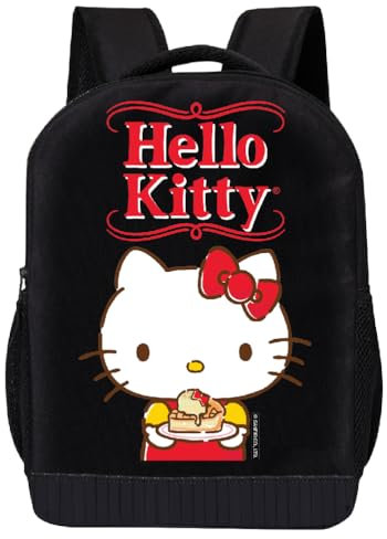 Fast Forward Sanrio Hello Kitty Rucksack, Schultertasche für Mädchen, Jungen, Kleinkinder, niedlicher 45,7 cm Kinderrucksack für die Schule, Hello Kitty Pie, Tagesrucksäcke