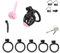 Chastity Cage Männer Sissy Cage Peniskäfig Silikon Penies Käfig Penisstrecker Keuschheitskäfig Herren Extrem Kommt Mit Penisringen In Fünf Größen Bdsms Spielzeug Hart Folter Extrem Männer Cockcage