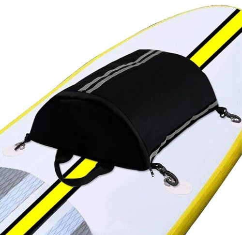 Zipper Deck Bag - Kayak Storage Bag | Deck Bag for Paddle Accessories, Deck Bag Supplies, Dry Bag for and Kayak with Swivel Carabiner