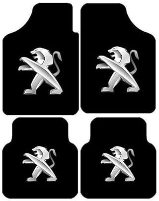 YNEION Auto Leder Fußmatten für Peugeot 206 CC SW 207 208 307 CC/3008 2007-2023 2024 nach Maß wasserdichte rutschfeste einfach zu reinigen Interieur Bodenmatte Zubehör