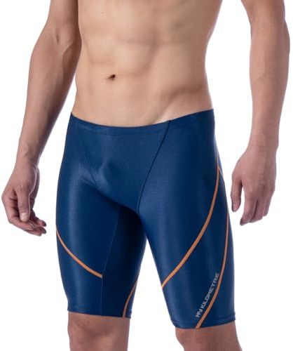 MY KILOMETRE Costume da Bagno Uomo - Jammer Nuoto Competizione con Cloro-Resistente e Asciugatura Rapida, per Competizioni e Allenamenti in Piscina