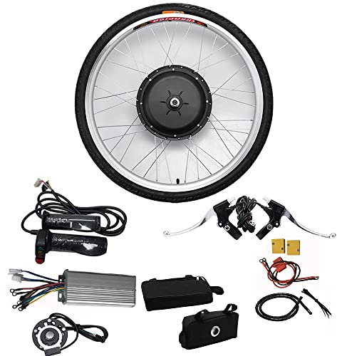 Queeucaer 36V 250W 26 Zoll E-Bike Vorderrad Umbausatz Conversion Motor Kit(außer Batterie)