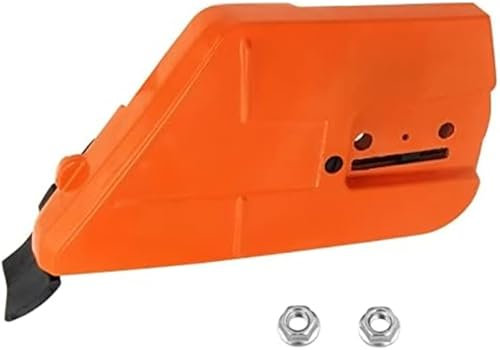 QASULER Couvercle latéral de pignon d'embrayage de frein de chaîne 537033501, for tronçonneuses Husqvarna 362 362XP 365 371 372 372XP 385 390 570 575 575XP 576 576XP Carter d'embrayage de tronçonneuse