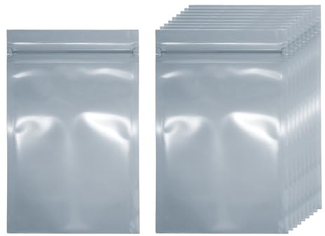 QUARKZMAN 100 Stück Antistatische Beutel, 4 x 6.3 Zoll/10 x 16cm Wiederverschließbare ESD Abschirmung Antistatische Beutel Für GPU Handlaufwerk SSD Elektronische Geräte