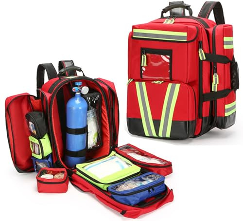 Erste-Hilfe-Rucksack – Notfall-Rucksack für Camping, Wandern, Trekking, Heimgesundheit und Ersthelfer