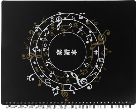 Homoyoyo Classeur de Partitions Piano A4 20 Pages Antireflets avec Organiseur, Porte-partitions Modifiable pour Rangement Musique à Domicile, Cours et Concerts