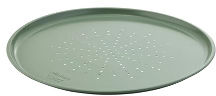 Wiltshire Colour Rush Air Fryer Pizza, Moss, PFOA PTFE Free, 31cm | Pan Crisper, For Snack Pizzas, For Everyday Oven Cooking, 31x31x1.5cm