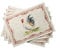 Maison d'Hermine Tischsets, 100% Baumwolle, 4er-Set, Ostern dekorative Tischsets, waschbare Tischsets für Home Buffet, Campagne, Frühling/Sommer (33 cm x 48 cm)