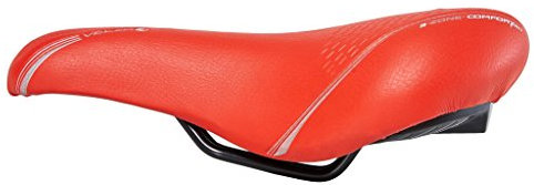Selle Bassano Volare Fahrradsattel Herren Damen Citybike City Sattel (rot)