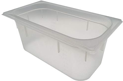 Erre4M Bacinella gastronorm in Polipropilene GN 1/3 h. 15 cm Senza Coperchio