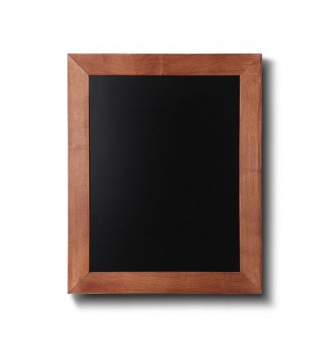 net-xpress Gastrotafel Holz Teak, 30x40, Tafel Kreidetafel für Gastro Gastronomie Restaurant Bistro Cafe, Holz flach Teak