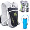 TRIWONDER Sac Trail 5,5L Gilet d'Hydratation Sac à Dos Hydratation Léger pour Marathon Randonnée VTT Course Running Homme Femme (Gris - avec Sac à Eau TPU (2L))