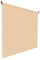 Kettenzugrollo Seitenzugrollo Tür Fenster Rollo Vorhang 14 Farben Breite 62 bis 202 cm Länge 180 cm lichtdurchlässig halbtransparent Metall Träger Wandmontage Deckenmontage (202 x 180 cm / Sand)