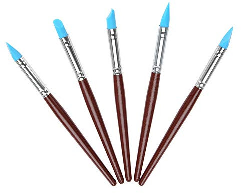 5 stücke Silikon Stift Zahn Adhesive Forming Skulptur Carving Werkzeuge Formung Zahnbürste Zahnweiß Stifte