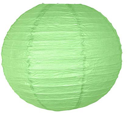 SKYLANTERN Boule Japonaise 40cm Vert Sauge - Lampion Papier en Papier de Riz - Lanterne Japonaise pour Décoration de Mariage, Anniversaire, Fêtes