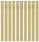 10Pcs Siegellack, Klebepistole Siegellack Sticks Multicolor Rundlack Kleine Stempel Umschläge Wachs Kit für Hochzeit Geburtstagsfeier(Gold)