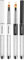 LWBTOSEE Lot de 2 Pinceaux en Nylon pour Nail Art avec Gel UV - Pinceau Gel Nail Art
