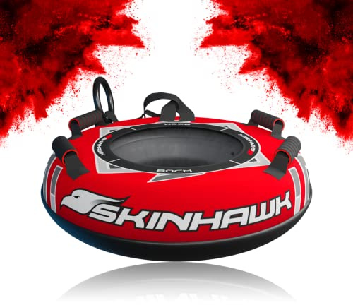 SKINHAWK Profi Snowtube Ø80cm rot Schlitten Bob Rodel Reifen Schneereifen Rutschreifen
