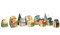 Adventskalender zum Befüllen, personalisierbar, das Weihnachtsdorf,Advent Calendar for Filling
