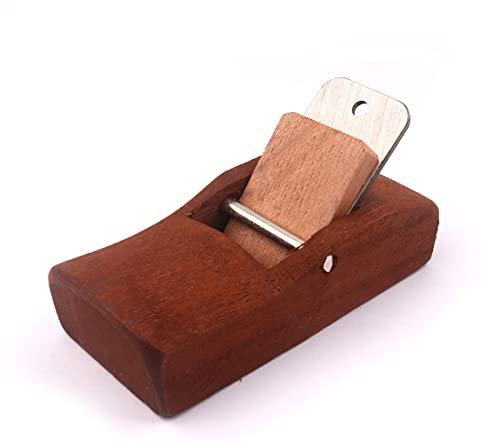 Atoplee Holz-Handhobel, Mini- und tragbare Holzbearbeitungskantenschneidehobel für Kantenabrundung, Eckenabrundung, mit 1 Hobelklinge und 1 Holzfixierer