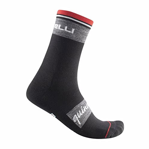 CASTELLI Unisex Quindici Soft Merino Socks, Schwarz, L-XL
