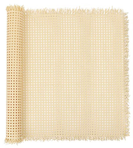 Wiener Geflecht aus Kunstfasern,Nylonverstärktes Rattan für DIY-Projekte & Dekoration,Kunsthandwerk für die Möbeldekoration（Lampenschirm,Kühlerabdeckung,Schranktür,Bildschirm） (60×Stück00cm)