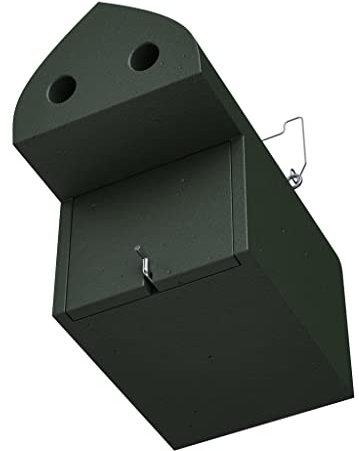 HASSELFELDT Nistkasten Holzbeton für Blaumeise, Sumpfmeise, Tannenmeise, Haubenmeise | Brutkasten für Vögel Wetterfest | Vogelhäuser für draußen | Nisthaus für Vögel Draussen | Vogelhaus