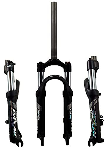 20 Pollici Mountain Bike Shock Forcella Anteriore/Morbido E Duro Regolabile Bloccabile Bici Pieghevole/Piccolo Diametro Freni A Disco, Viaggio 85MM, Marcia Aperta 100MM A,20in
