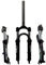 20 Pollici Mountain Bike Shock Forcella Anteriore/Morbido E Duro Regolabile Bloccabile Bici Pieghevole/Piccolo Diametro Freni A Disco, Viaggio 85MM, Marcia Aperta 100MM A,20in