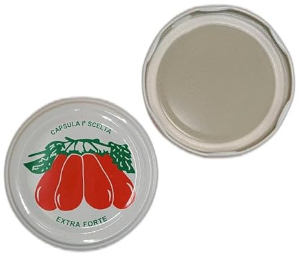OPIROS Capsules Twist Off 70 mm Design Tomates pour bocaux en verre Couvercles pour pots en conserve Tomates passées ménagères (20)