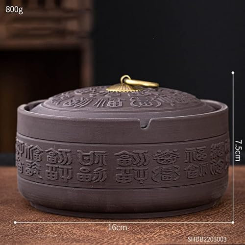 IXART Aschenbecher/Zigarrenaschenbecher Zigarre Aschenbecher Home Zigarrenhalter Gadgets Tragbare Reisetasche Slot Tabak Zigarette Rauchen Zubehör Dekorativer Aschenbecher (Size : Large A)