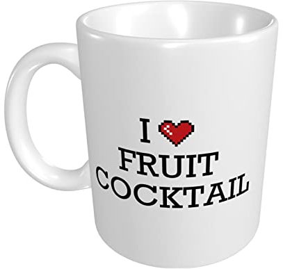Tasse für Männer, ich liebe Fruchtcocktail-Tasse, lustige Geschenke für Männer, Kaffeetassen lustig für Frauen