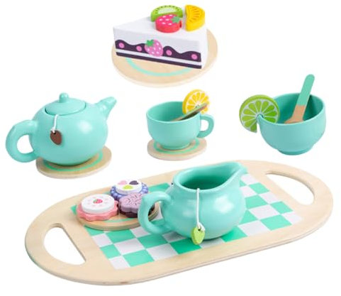 OATIPHO 1ensemble Thé Miniature pour Garçon Fille Service à Thé Jouet Imitation pour Garçon Fille Et Après-