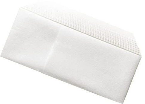HAPINARY 50 Stück Taschenserviette Für Messer Und Leinenservietten Partyserviette Cocktails Papierserviette Hand Serviette Sauber Hand Papier Tücher Jungfräulicher Zellstoff Weiß Baby