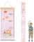 Aolso Kinder Messlatte, Größenmesser für Kinder, Massband Kinder, Baby-Wachstumstabelle, Wandbehang-Wachstumstabelle, Dekoration Kinderzimmer, Messlineal für Babys, Mädchen, Jungen (Kaninchen)