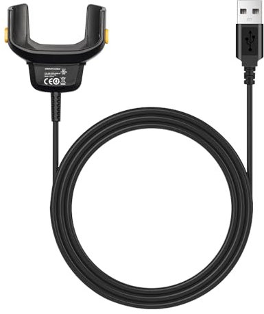 Sicimly TC51 TC56 Charger,for Zebra Scanner TC51 TC510 TC510K TC52 TC56 TC57,5.4V 3A Quick Charge with 6ft PDA Handheld Computer Scanner Cable (Replace CBL-TC51-USB1-01) and USB Data Transfer.