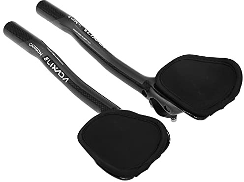 Funien 31,8 mm Carbon Fiber Fahrrad TT Lenker Radfahren Aero Bars Rest Lenker Fahrrad Tri Bars,Aerobar