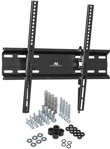 Maclean MC-748A Soporte de Pared para TV Universal para Monitores/TV OLED/QLED/LCD/LED/Plasma de 32-70 Carga máx. hasta 45 kg VESA de 100x100 a 400x400mm