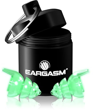 Eargasm Afterglow Ohrstöpsel für kleinere Ohren – Gehörschutz für Konzerte, Festivals, Musiker und Nachtleben – Wiederverwendbare Ohrstöpsel zur Lärmreduzierung um bis zu 21 dB