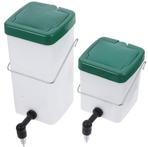 2Pcs Rabbit Water Bottle Set - Automatic Bunny Water Dispenser with Leak-Proof Design Easy to Install for Small Animal Cages