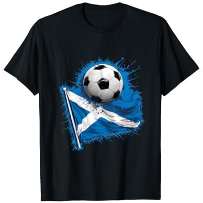 Schottland Flagge Trikot Schottland 2024 für Fußballer T-Shirt