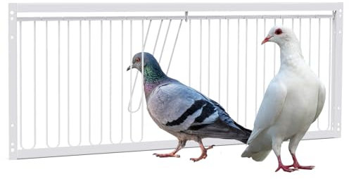 BREUAILY Bird Cage T-Trap Pigeon Entrance Door for Pet Bird Easy Installation (60cm)